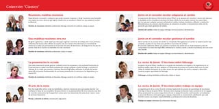 Colección “The Classics”
Esas malditas reuniones otra vez
Dirigido a gestores y a todo aquel que tiene que organizar reuniones de trabajo, este curso presenta,
valiéndose del humor, ideas difíciles de explicar de otra manera. Nos demuestra la necesidad de
involucrar a todos los participantes en el proceso de toma de decisiones y de asegurarnos de que los
puntos clave de la reunión se entienden en todo momento.
Gestión de reuniones, habilidades profesionales, trabajo en equipo.
Reuniones, malditas reuniones
Especialmente orientado a cualquiera que pueda necesitar organizar y dirigir reuniones, este bestseller
nos explica las cinco técnicas que logran transformar un encuentro caótico en una auténtica reunión
profesional.
Gestión de reuniones, habilidades profesionales, liderazgo, resolución de conﬂictos, trabajo en equipo.
La presentación lo es todo
Una mala presentación puede generar confusión entre los asistentes y una profunda frustración en
la persona que la realiza. Una buena presentación otorga conﬁanza a quien la dirige y comunica el
mensaje de un modo que interesa y estimula. Este learningCoffee, utilizando el sentido del humor,
desarrolla los puntos fundamentales de una buena presentación: su estructura, las diapositivas y su
exposición.
Gestión de reuniones, habilidades profesionales, liderazgo, resolución de conﬂictos, trabajo en equipo.
El arte de la venta
Este learningCoffee ofrece todas las habilidades y técnicas necesarias para que puedas abordar con
conﬁanza la venta de cara al público. Gracias al humor y un planteamiento de error-solución, muy fácil
de recordar, revisaremos las 4 etapas de la venta, tanto con situaciones de venta al por menor como
de servicios ﬁnancieros.
Ventas y atención al cliente, comunicación, negociación.
La cocina de Jamie: 15 lecciones sobre trabajo en equipo
La segunda parte de La cocina de Jamie continúa explorando el proceso de aprendizaje de los jóvenes
chef, bajo la batuta de Jamie Oliver. Veremos cómo el grupo evoluciona hasta convertirse en un equipo
eﬁcaz, atravesando las cuatro etapas de la vida de un equipo: formación, confrontación, normalización
y ejecución.Veremos cómo Jamie guía al equipo, mejorando su comunicación y facilitando que cada
miembro asuma sus propias responsabilidades y participe en la toma de decisiones.
Trabajo en equipo, habilidades de profesionales, liderazgo.
Jamie en el comedor escolar: adaptarse al cambio
La experiencia del famoso chef británico Jamie Oliver en su apuesta por introducir menús más sabrosos
y saludables en los comedores escolares de Reino Unido, nos sirve para conocer las cuatro fases
por las que pasa cualquier persona enfrentada al cambio: rechazo, resistencia, reﬂexión y resolución.
Descubriremos los motivos más frecuentes de resistencia al cambio y conoceremos cómo son las
personas que mejor gestionan el cambio.
Gestión del cambio, trabajo en equipo, liderazgo, recursos humanos y administración.
Jamie en el comedor escolar: gestionar el cambio
Verse sumido en un proceso de cambio es complicado. Pero gestionar el cambio es todavía mucho más
complejo. ¿Cuáles son las claves para planiﬁcar el proceso de cambio?
El conocido chef Jamie Oliver nos presenta el proceso de cambio de un modo atrayente y fácil de
comprender. Con este learningCoffee, enfrentarse al cambio, cuando y donde se produzca, será una tarea
más sencilla.
Gestión del cambio, trabajo en equipo, liderazgo, recursos humanos y administración.
La cocina de Jamie: 15 lecciones sobre liderazgo
La pasión de Jamie Oliver transformó a un grupo de muchachos sin empleo y sin experiencia en un
perfecto equipo capaz de sacar adelante un restaurante de primera en Londres. Este curso no solo
reﬂeja la realidad estresante de un líder actual, sino que además nos anima y empuja a desarrollar
nuestras propias capacidades de liderazgo.
Liderazgo, coaching, habilidades profesionales, trabajo en equipo.
 