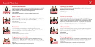 Colección “The Essentials”
Revisiones de rendimiento
Las revisiones de rendimiento ayudan a los empleados porque les aclaran qué están haciendo bien, qué
deberían estar haciendo e identiﬁcar el apoyo que necesitan. Por desgracia, las revisiones de rendimiento
suelen salir mal porque los gestores no la preparan bien y no conocen todos los hechos. Este curso
enseñará a los gestores cómo realizar mejores revisiones del rendimiento.
Claves de este curso:
Prepara una revisión, Diagnosticando el rendimiento, Más allá de la reunión de revisión.
Elogio y crítica
Todos necesitamos elogios y críticas, y cuando están bien aplicados ayudan a motivar tanto a
individuos como a equipos. Pero este es un delicado equilibrio que todos los gestores deben aprender.
Este curso muestra cómo y cuándo emitir críticas o elogios de forma efectiva.
Puntos importantes:
Compartiendo los elogios, Haciendo críticas.
Contratando
Una entrevista de selección se parece un poco al trabajo de un detective. Hay que eliminar
sospechosos hasta encontrar a la persona adecuada. Elegir bien signiﬁca invertir bien el presupuesto,
conseguir un buen activo y que sus compañeros se vean motivados por este nuevo miembro del
equipo. Con todo, hay quienes se equivocan por culpa de errores comunes.
Secciones del curso:
Escuchar al candidato, Sondear durante la entrevista.
Lenguaje corporal y asertividad
Casi todos los trabajos dependen en gran medida de unas buenas habilidades de comunicación.
Conocer y entender el lenguaje corporal puede hacer que tu equipo mejore su trato con colegas,
clientes y proveedores. Mejora las habilidades de comunicación cara a cara a través de la asertividad y
el lenguaje corporal.
Puntos clave:
Lenguaje corporal, Asertivo versus Agresivo, Asertividad: sugerencias.
Finanzas y presupuestos
Para tener éxito en tu negocio debes tener un plan. Hay planes de marketing estratégico a largo plazo,
planes de producción y ventas a corto plazo y muchos otros. El plan ﬁnanciero más importante es el
presupuesto. Aun estando basados en previsiones y soﬁsticadas intuiciones, son obligatorios.
Contenidos clave:
Construir un presupuesto, Coordinar un presupuesto, Controlar un presupuesto.
Comunicarse por teléfono
El teléfono es el núcleo de las comunicaciones corporativas. Como la gente lo usa mucho en casa, creen
que saben utilizarlo correctamente en el trabajo. Sin embargo, esto no suele ser cierto y, por lo tanto,
deben aprender su correcto uso corporativo.
Claves de este curso:
Saludos telefónicos, Habilidades al teléfono, Cerrar una llamada.
Comunicarse por escrito
La comunicación escrita a través de correos electrónicos o informes, por ejemplo, es una habilidad
fundamental. Un buen informe se lee en minutos, tiene un valor duradero y se puede distribuir a
incontables personas dentro de una organización. Además, demuestra los conocimientos y la calidad de
la reﬂexión del redactor sobre el tema tratado. Para utilizar el correo electrónico de manera efectiva
necesitas un buen control de tu bandeja de entrada y aplicar los principios de la buena comunicación.
Este curso cubre tres módulos:
Estructurar un informe, Formato de un informe, Etiqueta en los correos electrónicos.
Lidiar con el estrés
La presión forma parte de la vida: la presión es positiva y nos empuja a conseguir nuestros objetivos.
De cualquier manera, cuando sentimos que la presión supera nuestra capacidad de aguante puede
convertirse en estrés y eso es algo francamente malo. Este curso trata sobre limitar los factores de
presión que pueden conducirnos a un estrés dañino.
Puntos importantes:
Ejercicio, Priorizar, Delegar.
 