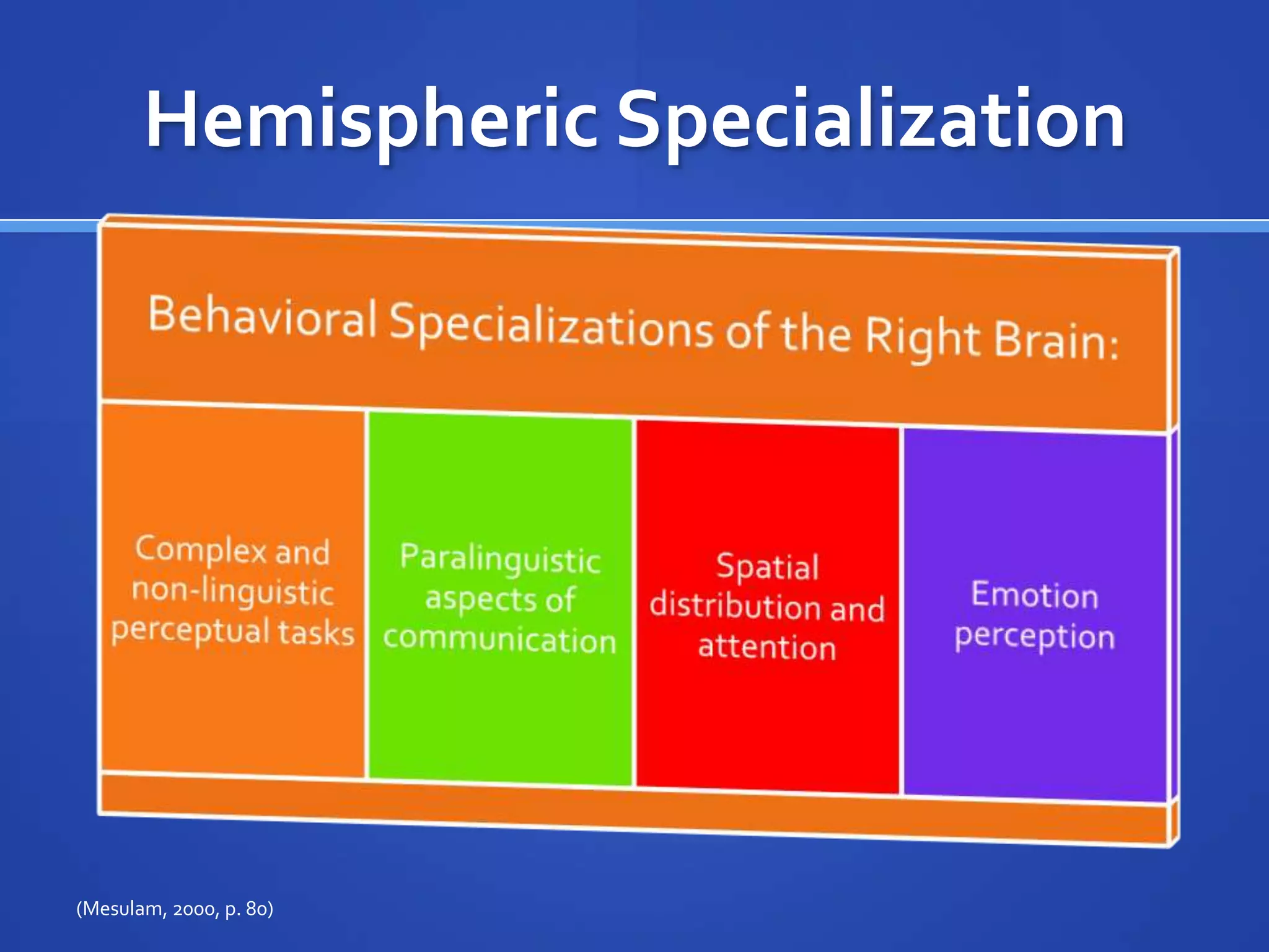 Processing verbal language