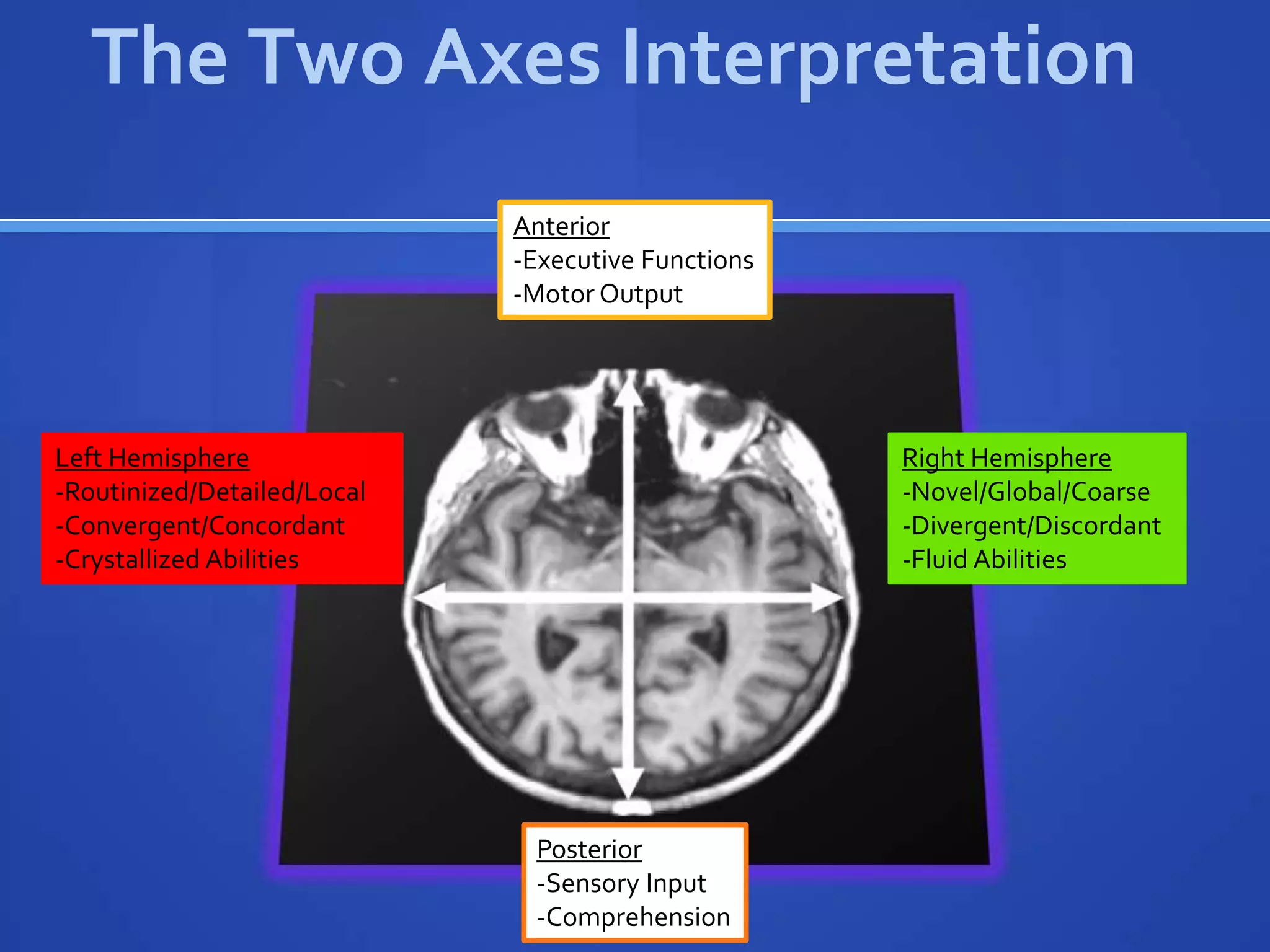 Spatial construction, visual perception