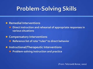 Interventions