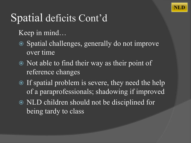 Nonverbal Learning Disability