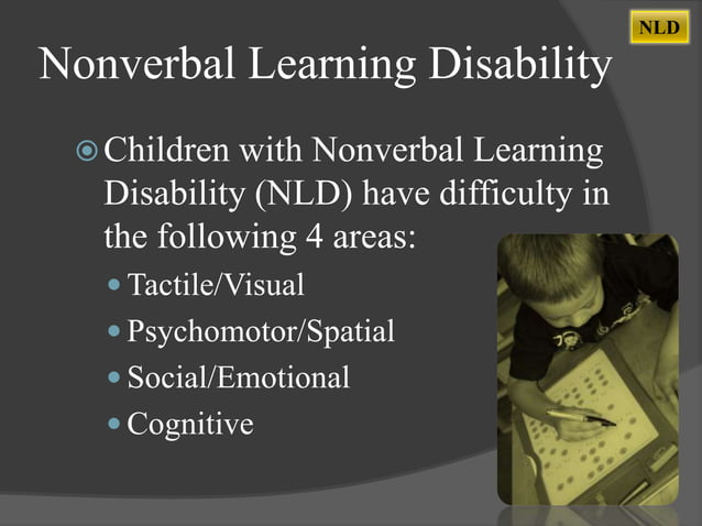 Nonverbal Learning Disability