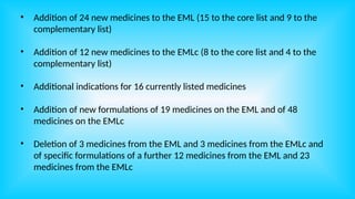 NLEM and Counterfeit medicines.......... | PPTX
