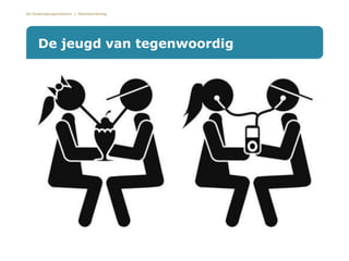 De Onderwijsspecialisten | Dienstverlening
De jeugd van tegenwoordig
 