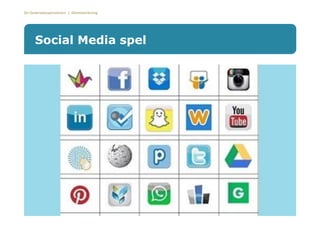 De Onderwijsspecialisten | Dienstverlening
Social Media spel
 