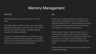 Android vs ios System Architecture in OS perspective | PPTX