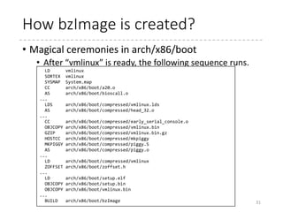 Linux Kernel Booting Process (1) - For NLKB | PPTX