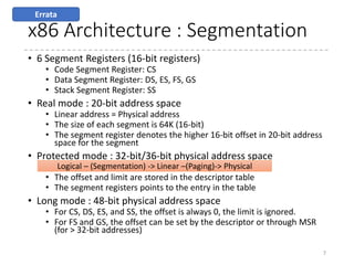 Follow-ups for the last presentation
• Multiple Relocations?
• The conclusion is “at most once” (in x86 arch)
• ELF relocation may follow the decompression, so the kernel
may be relocated twice in this sense.
• See the relocation part in this presentation.
7
 