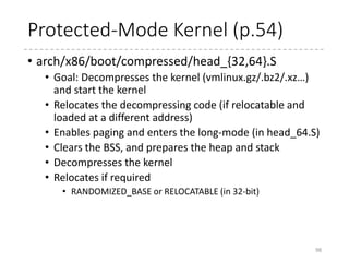 A-2. Protected Mode
Again, full of the assembly code!
98
 
