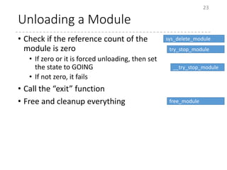 Linux Kernel Module - For NLKB | PPTX