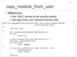 Linux Kernel Module - For NLKB | PPTX