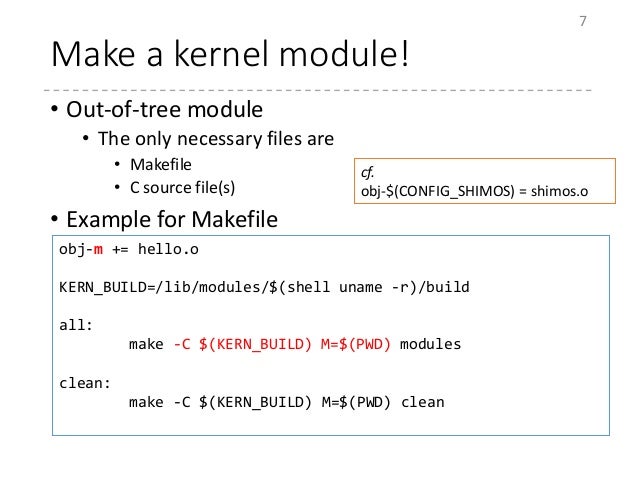Linux Kernel Module - For NLKB