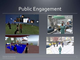 Public Engagement<br />11<br />Copyright Tim Jones 2010   communicatescience.com<br />