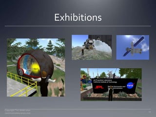 Exhibitions<br />12<br />Copyright Tim Jones 2010   communicatescience.com<br />