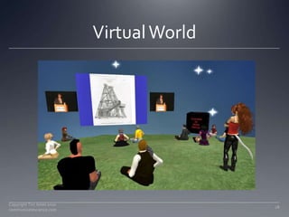 Virtual World<br />28<br />Copyright Tim Jones 2010   communicatescience.com<br />