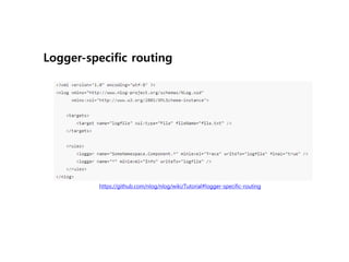 Logger-specific routing
https://github.com/nlog/nlog/wiki/Tutorial#logger-specific-routing
 