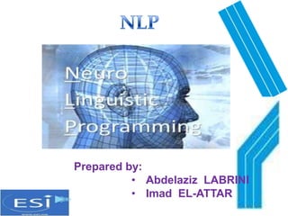 Prepared by:
          • Abdelaziz LABRINI
          • Imad EL-ATTAR
 