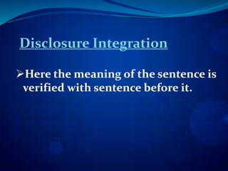 Disclosure Example Sentence NLP | PPTX