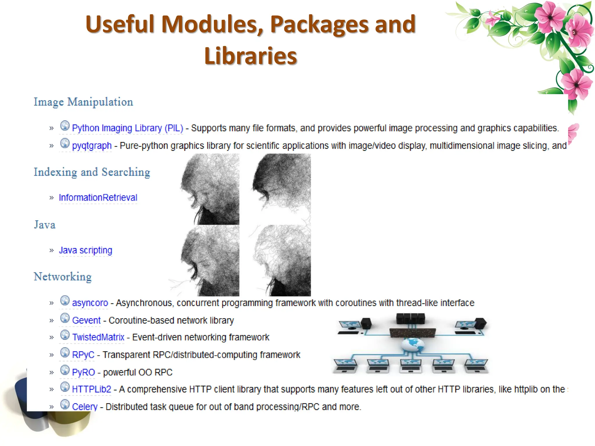 Useful Modules, Packages and Libraries 