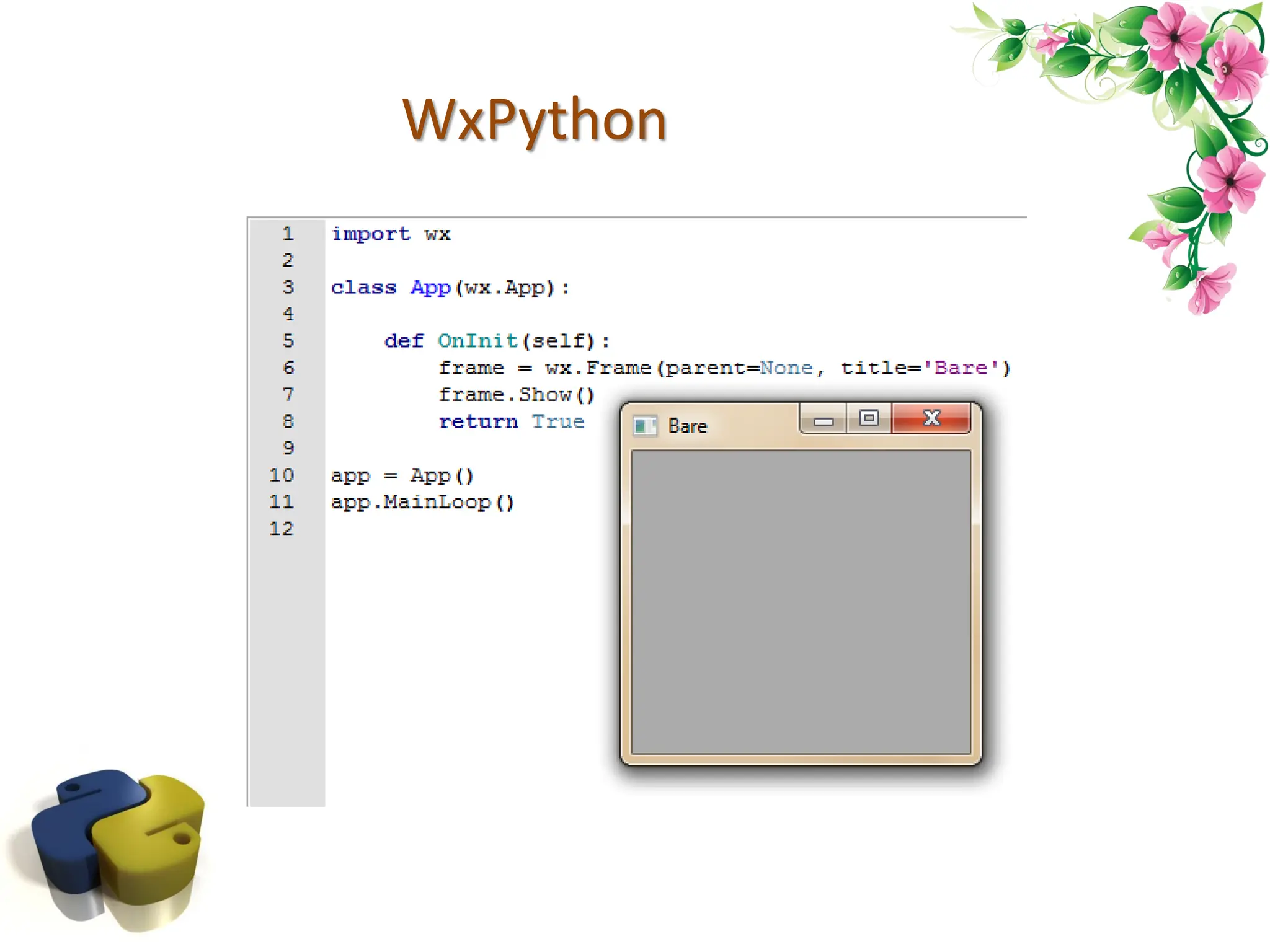 WxPython 