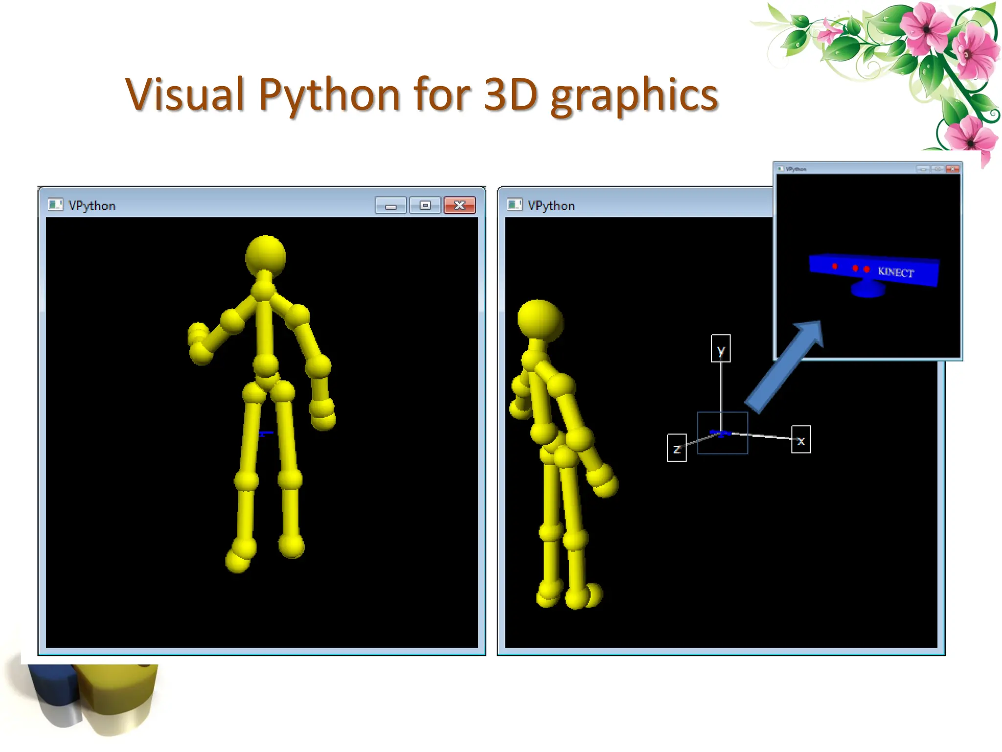 Visual Python for 3D graphics 