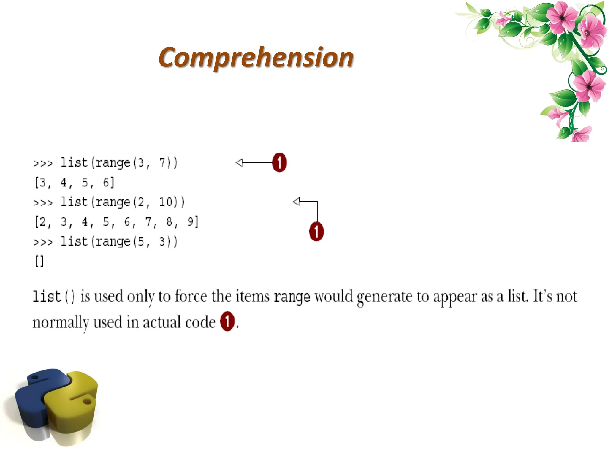 Comprehension 
