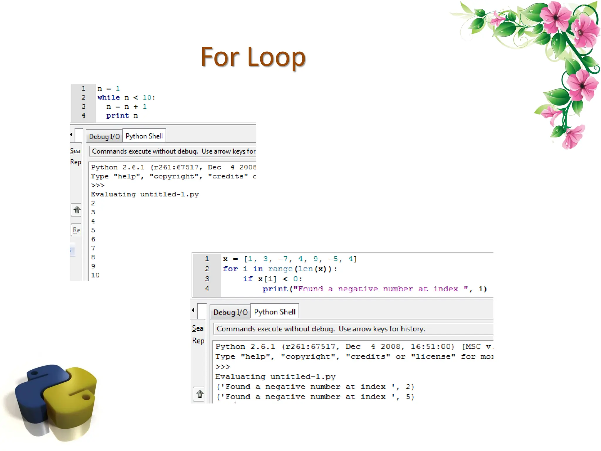 For Loop 