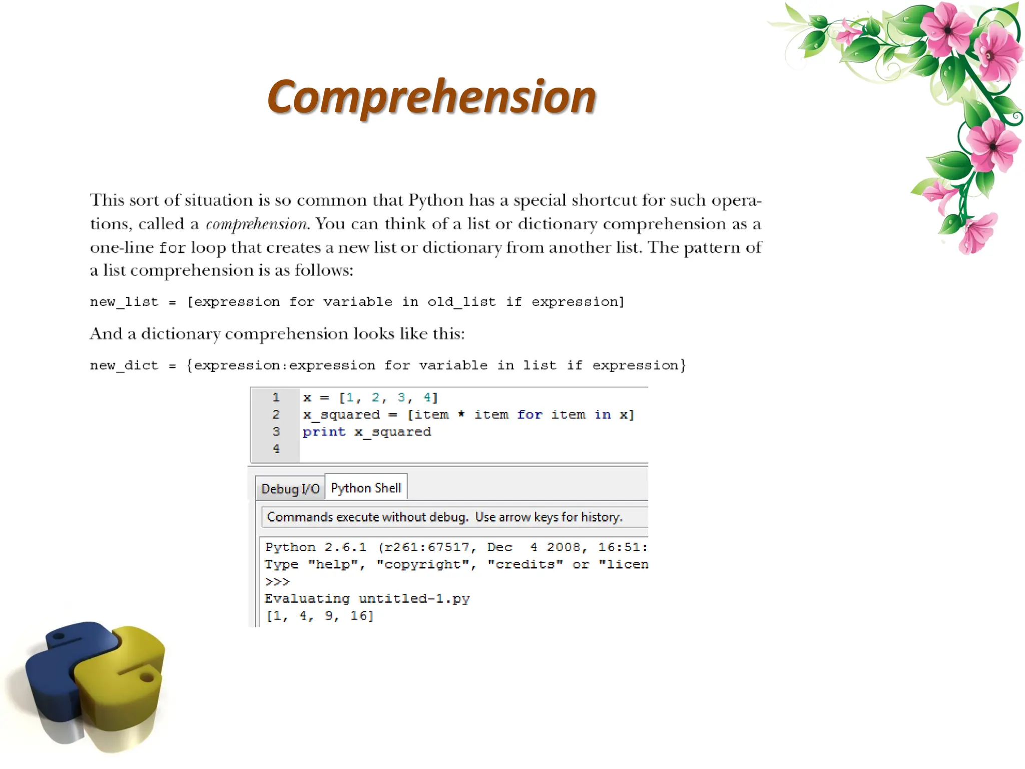 Comprehension 