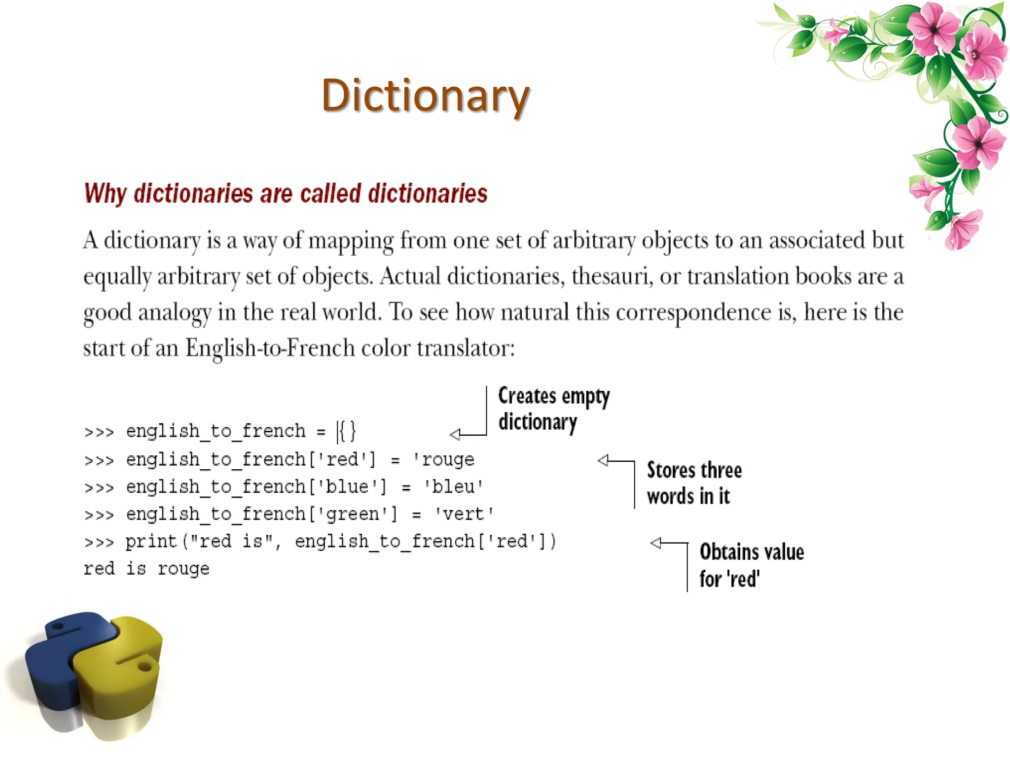 Dictionary 