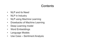 Natural language processing techniques transition from machine learning ...