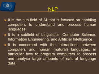 NLP(Natural Language Processing) | PPTX