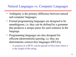 Language Vs Computer Science NLP is the branch of computer science nlp.ppt