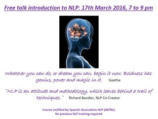 Free Talk Introduction to NLP