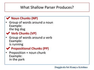 UNIT-III NATURAL LANGUAGE PROCESSING (AI & ML) PPT FOR UNIT-III WITH ...