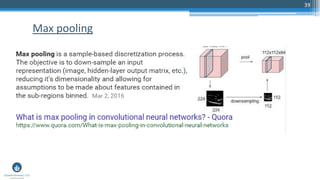 39
Max pooling
 