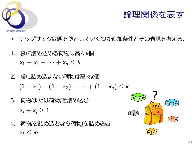 組合せ最適化入門 線形計画から整数計画まで