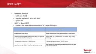 BERT vs GPT
 