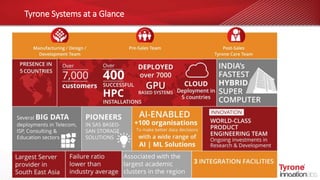 Tyrone Systems at a Glance
 