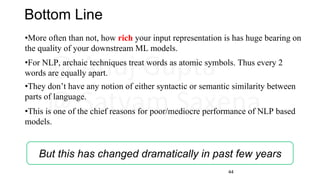 NLP Bootcamp 2018 : Representation Learning of text for NLP | PDF ...