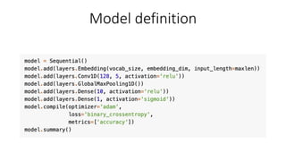 Model definition
 