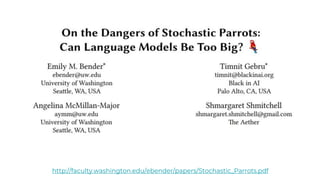 http://faculty.washington.edu/ebender/papers/Stochastic_Parrots.pdf
 