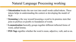 NLP in AI for natural language processing | PPTX