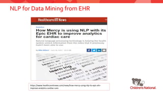 Role of Clinical NLP in Cardiology | PPT