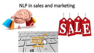 NLP in sales and marketing
 