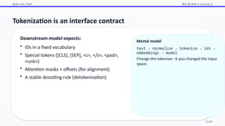 Comprehensive Guide to NLP Preprocessing and Tokenization Techniques | PPTX