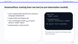 Comprehensive Guide to NLP Preprocessing and Tokenization Techniques | PPTX