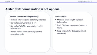 Comprehensive Guide to NLP Preprocessing and Tokenization Techniques | PPTX