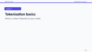Comprehensive Guide to NLP Preprocessing and Tokenization Techniques | PPTX