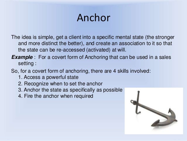 Nlp anchoring techniques 